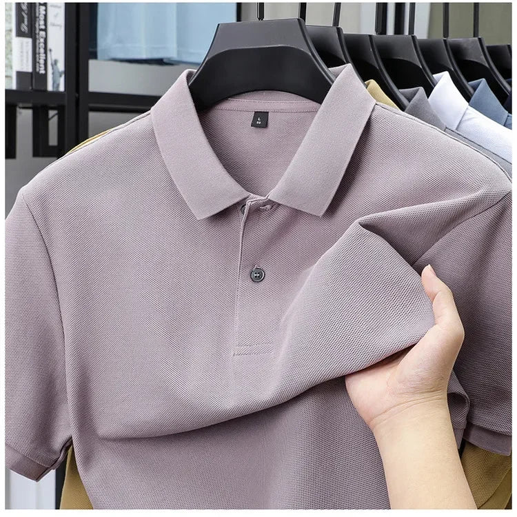 Lässiges Baumwoll-Poloshirt