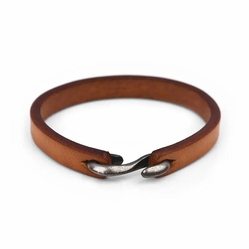 Leder-Wickelarmband für Männer