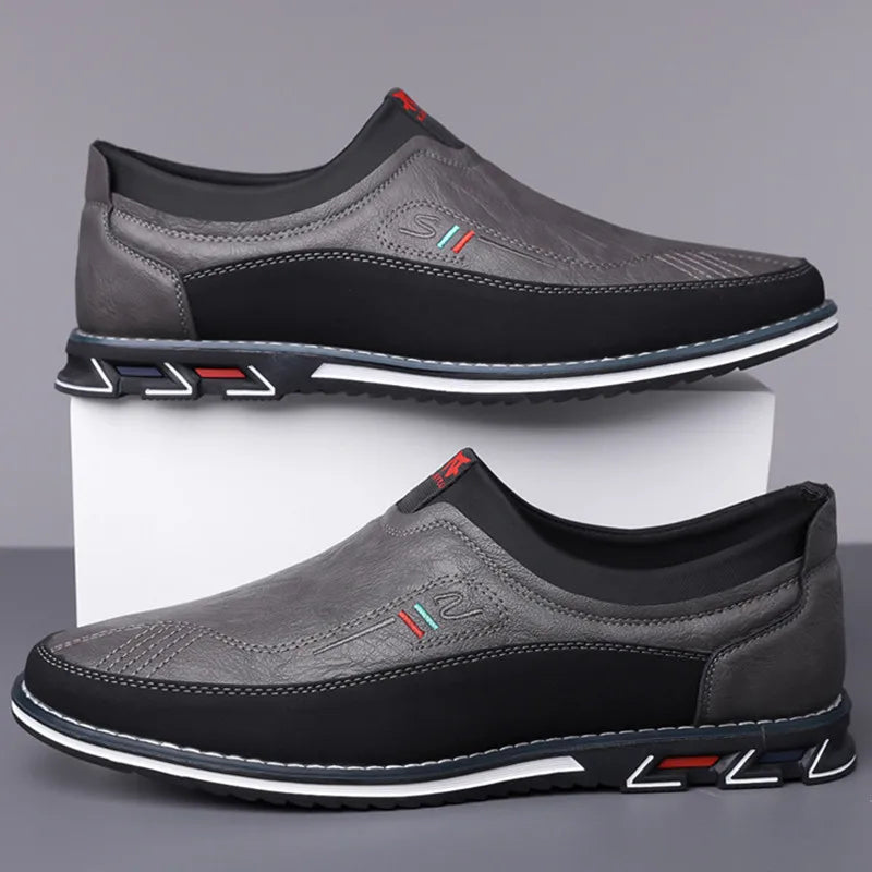 Leder Slipper Business Schuhe