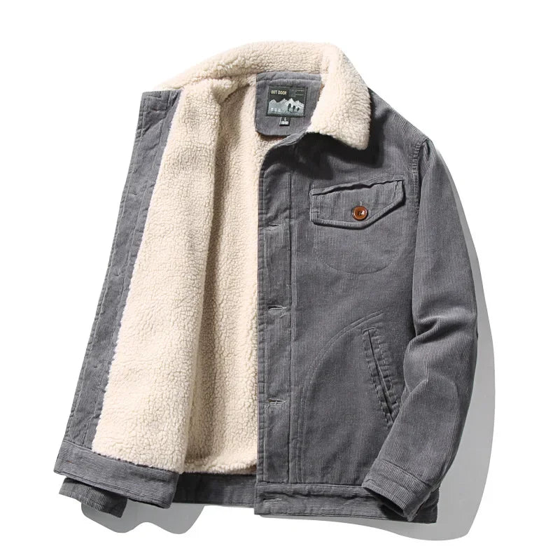 Winterjacke aus Samt