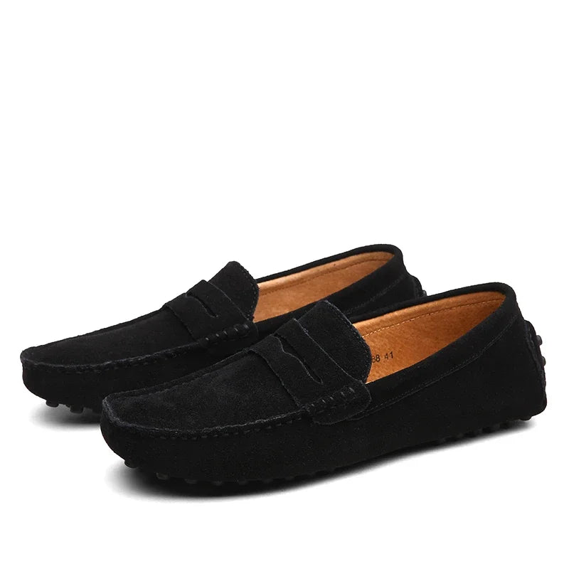Lässige Wildleder-Loafer