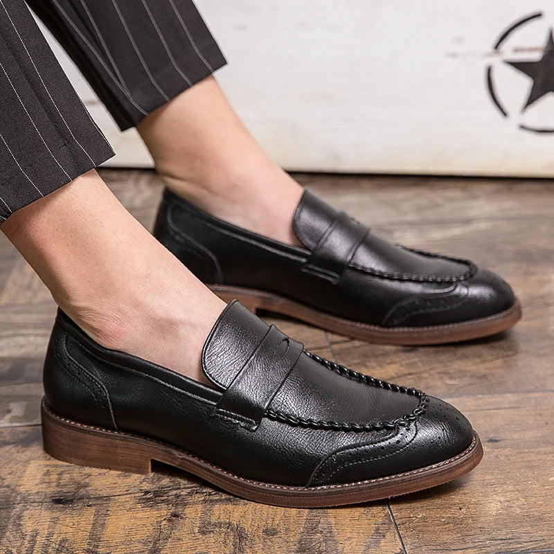 Schicke Leder-Loafer