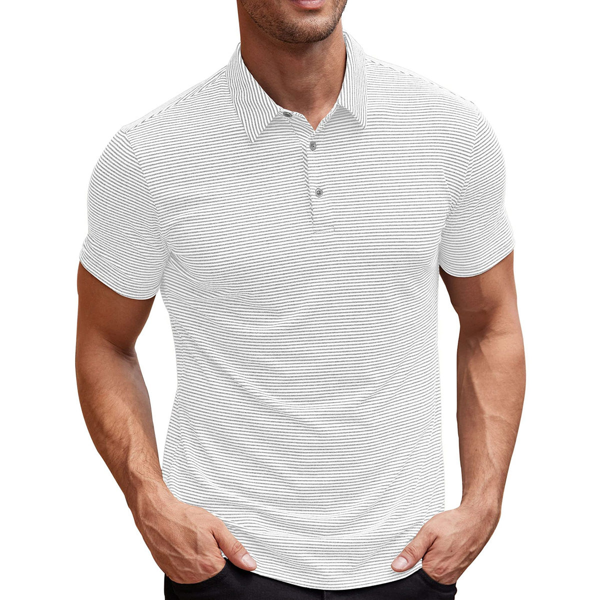 Gestreiftes Poloshirt