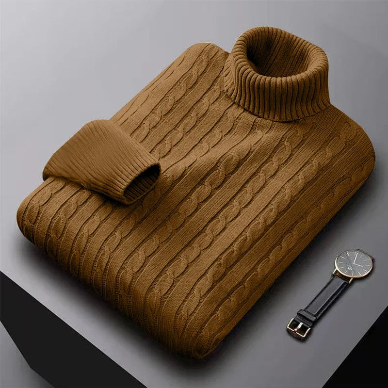 Eleganter Herren-Rollkragenpullover