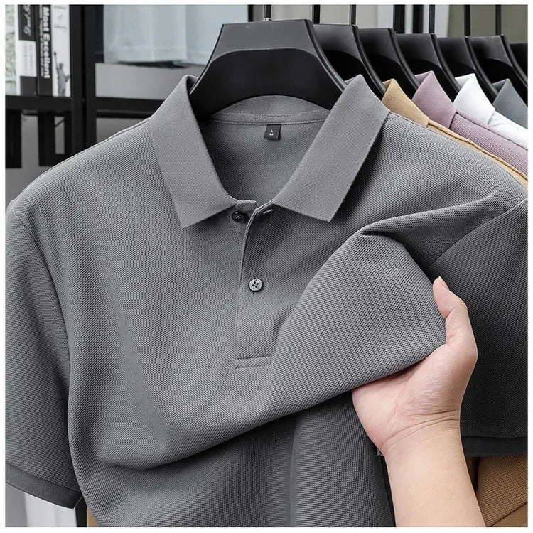 Lässiges Baumwoll-Poloshirt