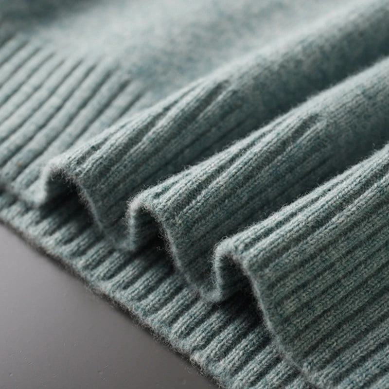 Wien Merinowolle Rollkragenpullover