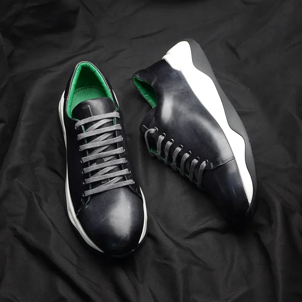 Hohe Schuhe aus Rindsleder