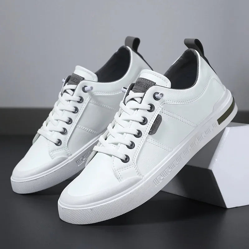 Elegante Leder-Sneaker