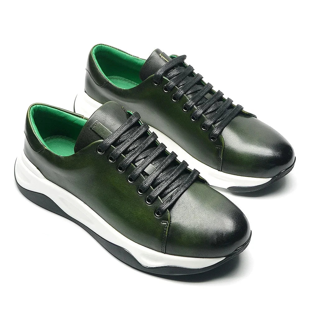 Hohe Schuhe aus Rindsleder