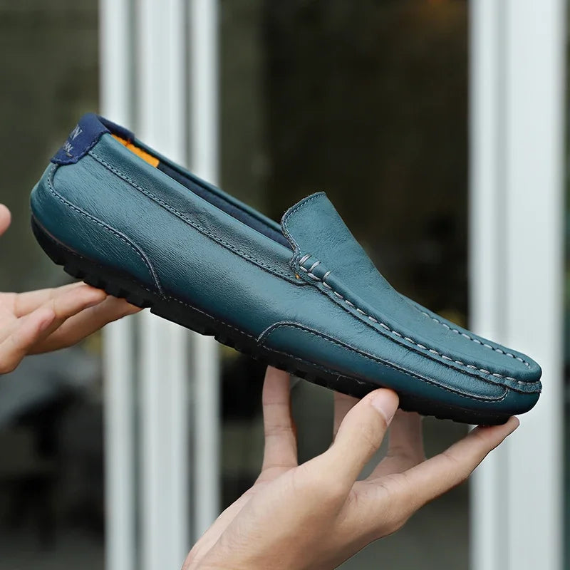 Vintage Leder Halbschuhe