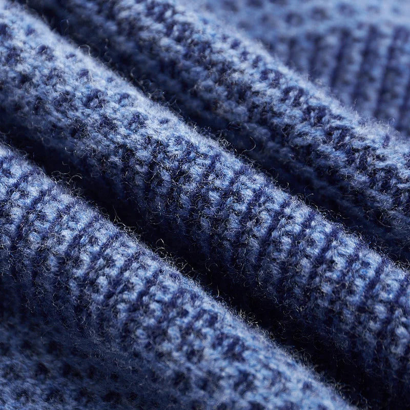 Cuzco Kaschmirpullover mit hohem Kragen