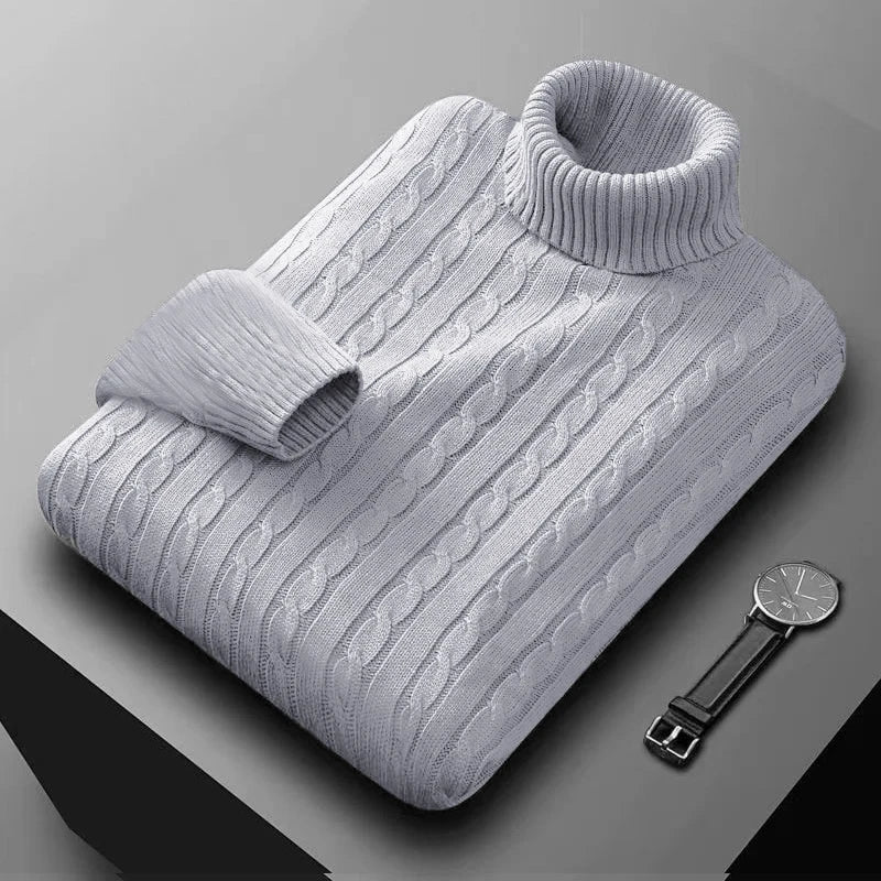 Hochwertiger Herren-Rollkragenpullover