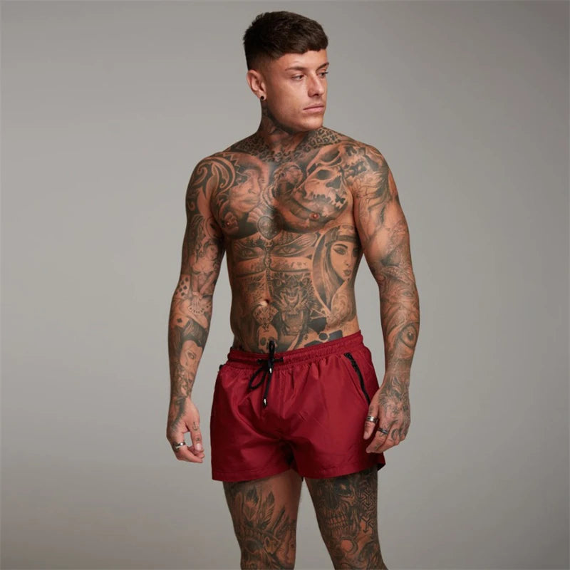 Badeshorts mit Reißverschlusstaschen