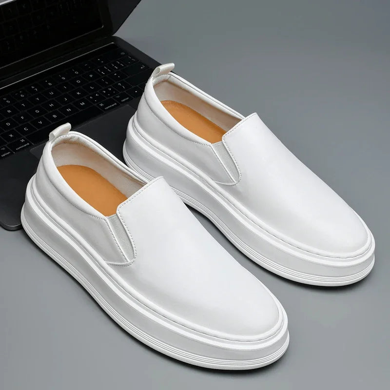 Leder Slipper Schuhe