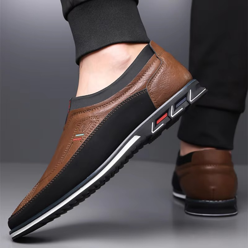 Leder Slipper Business Schuhe