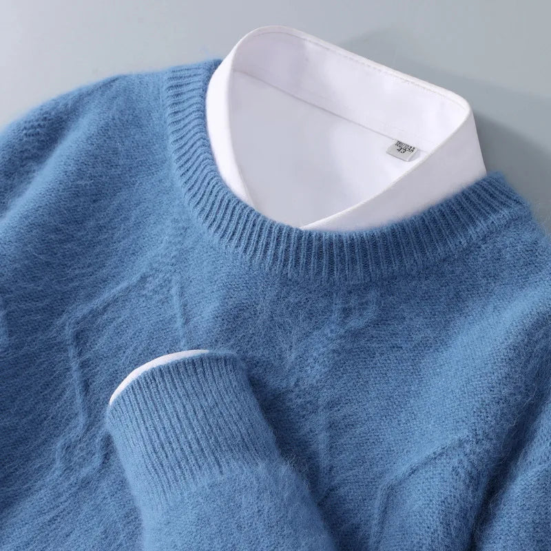 Kaschmirpullover mit Rautenmuster