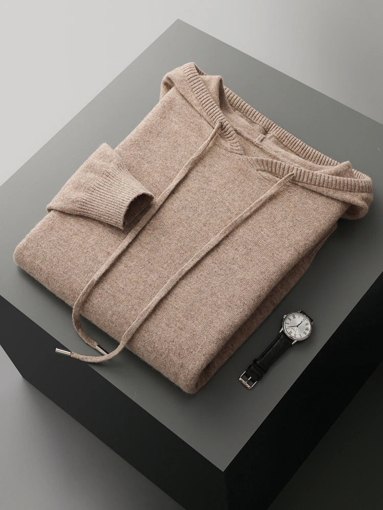 Sirlus Kapuzenpullover aus Merinowolle