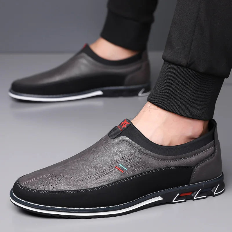 Leder Slipper Business Schuhe
