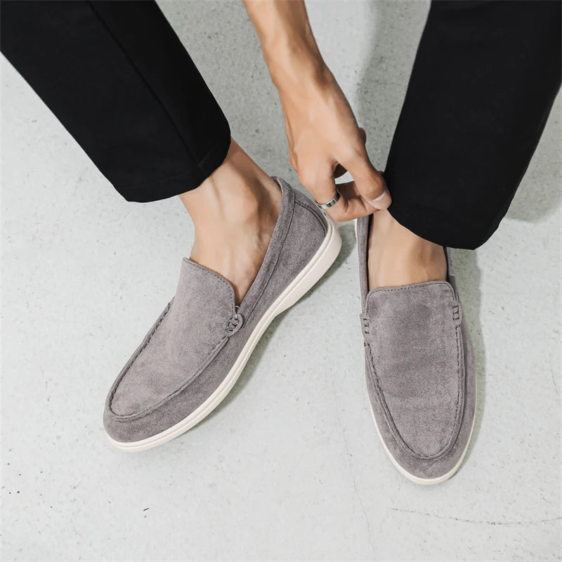 Lässige Wildleder-Loafer