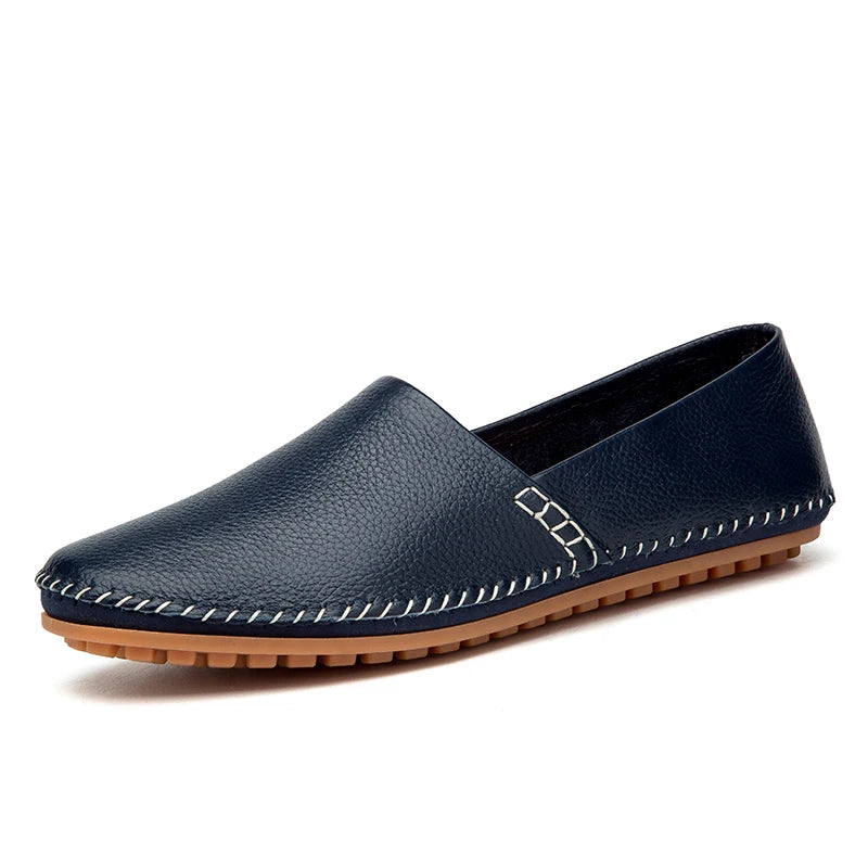 Leichte Leder-Slipper