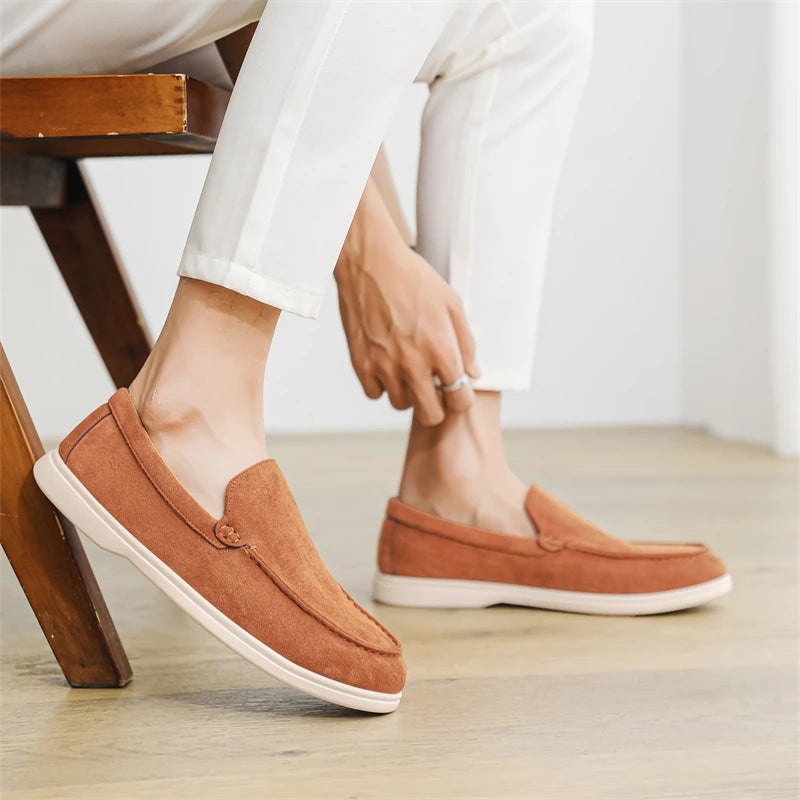 Lässige Wildleder-Loafer