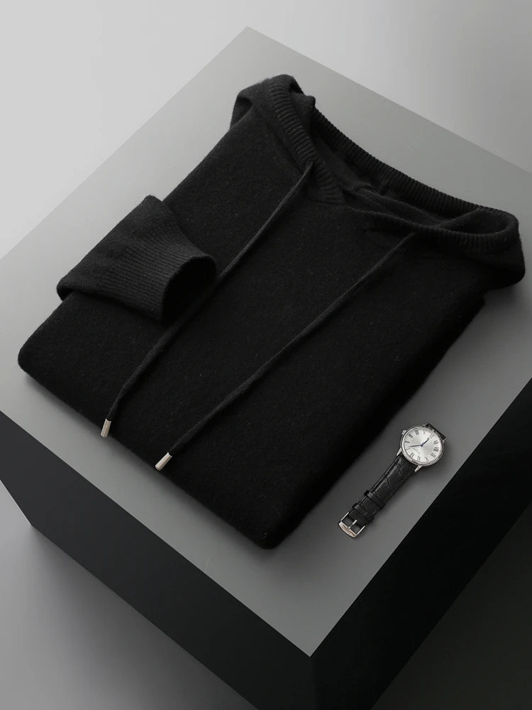 Sirlus Kapuzenpullover aus Merinowolle