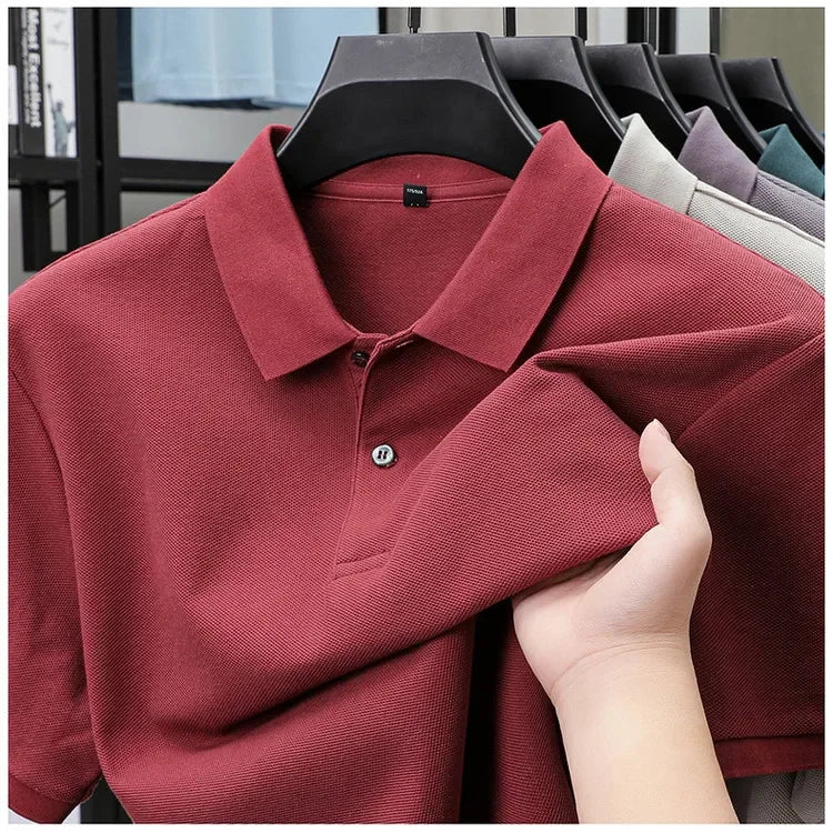 Lässiges Baumwoll-Poloshirt