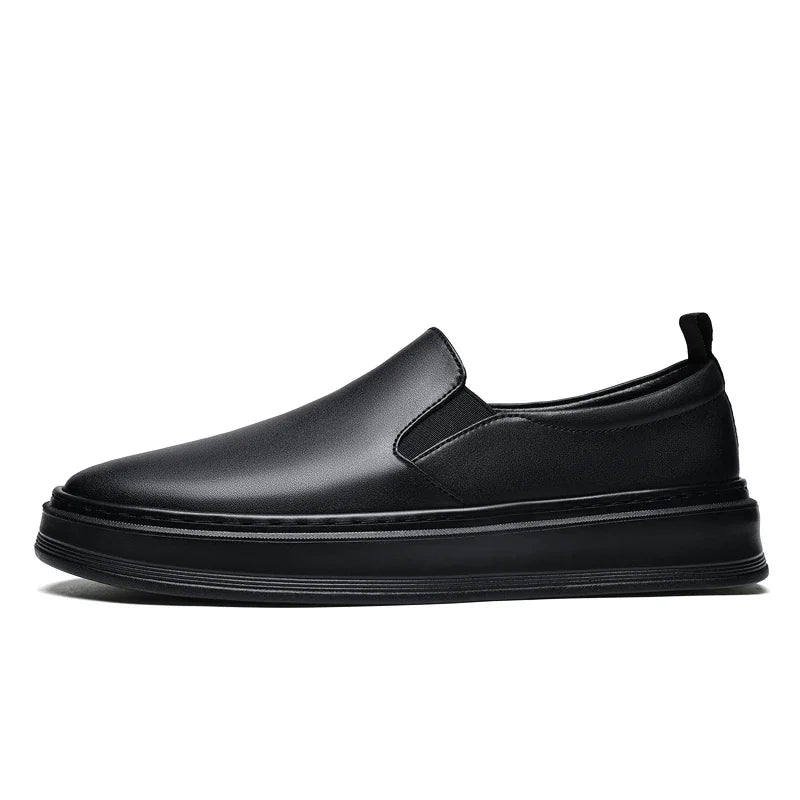 Leder Slipper Schuhe