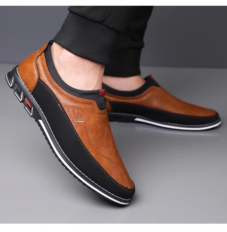 Leder Slipper Business Schuhe