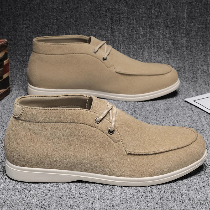 Leder-Chukka-Stiefel