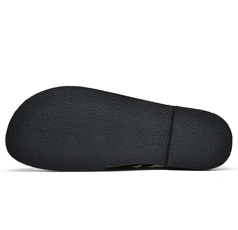 Leder-Loafer mit Schnalle