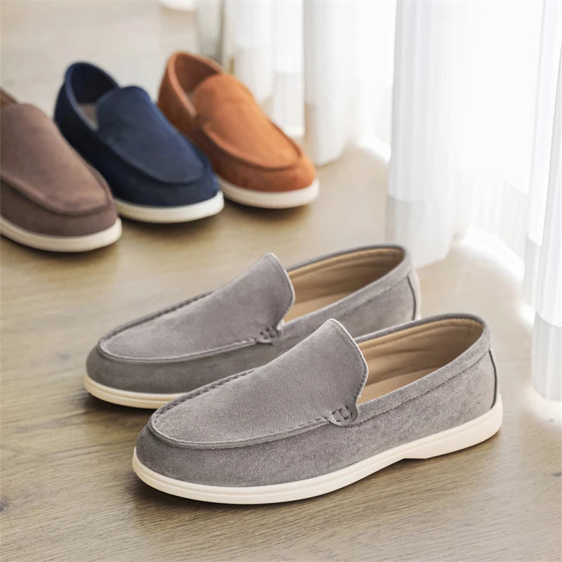 Lässige Wildleder-Loafer