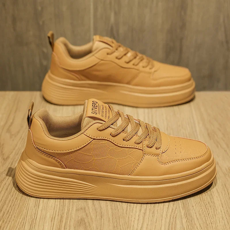 Elegante Leder-Sneaker