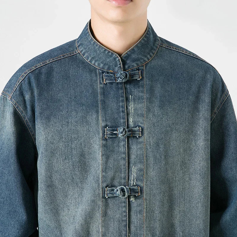 Denim Streetwear Jacke