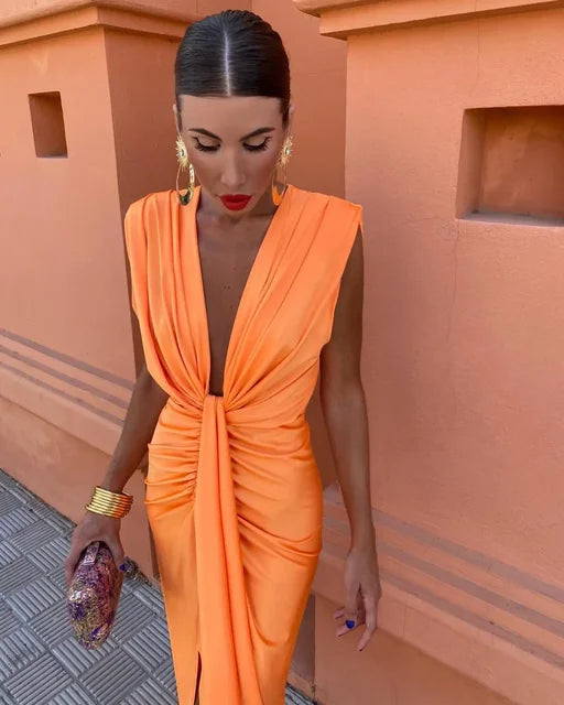 Isabella - Elegantes Plisseekleid
