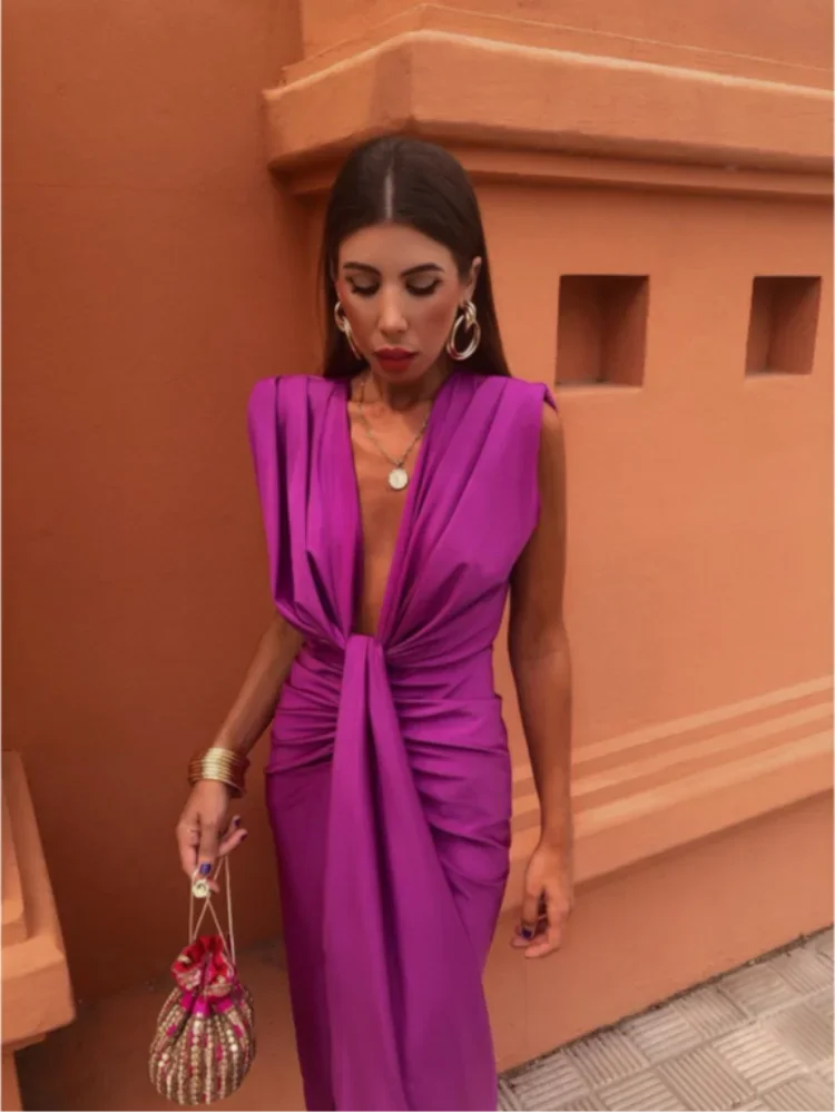 Isabella - Elegantes Plisseekleid