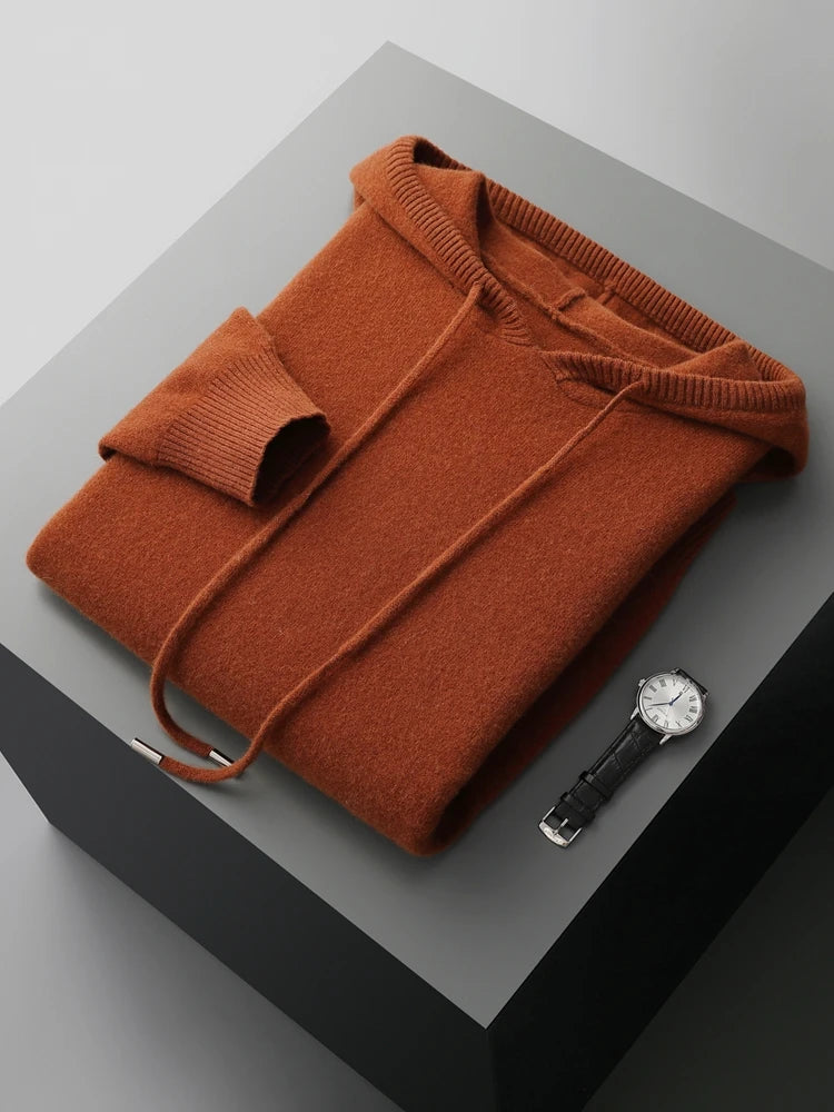 Sirlus Kapuzenpullover aus Merinowolle