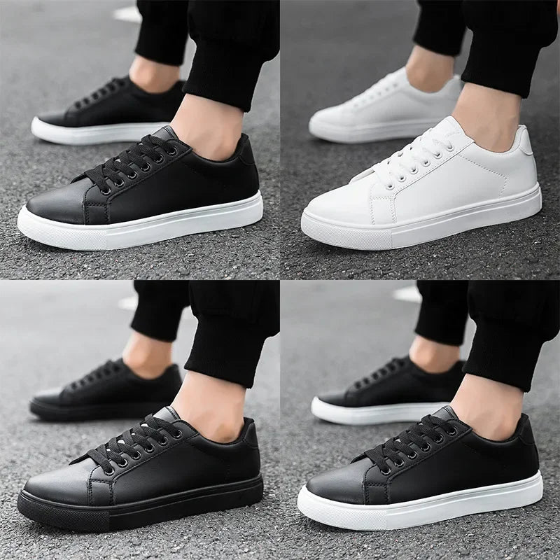 Elegante Leder-Sneaker