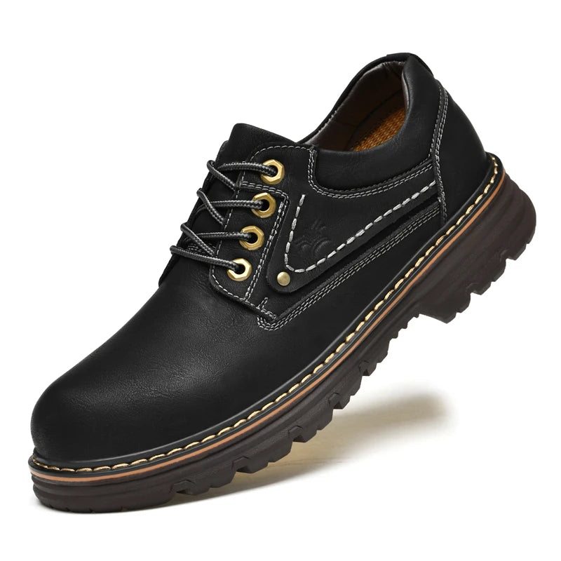 Oxford-Schuhe aus Leder im britischen Stil