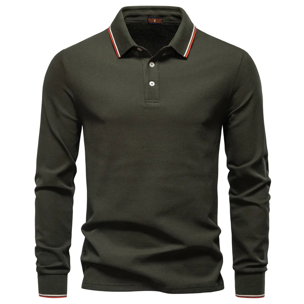 Eleganter Polo-Pullover