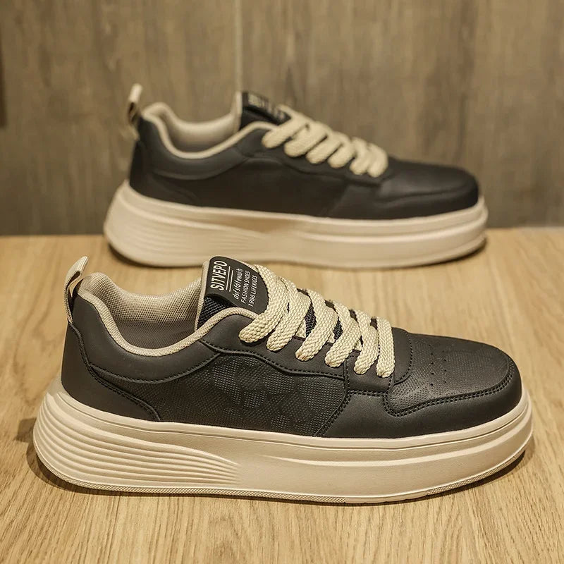 Elegante Leder-Sneaker