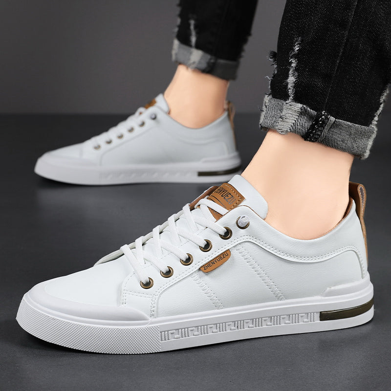 Elegante Leder-Sneaker