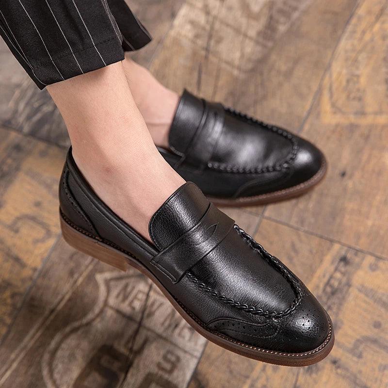Schicke Leder-Loafer