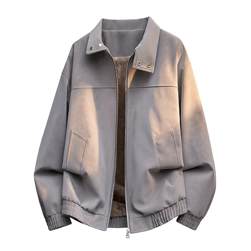 Retro-Jacke mit Fleecefutter