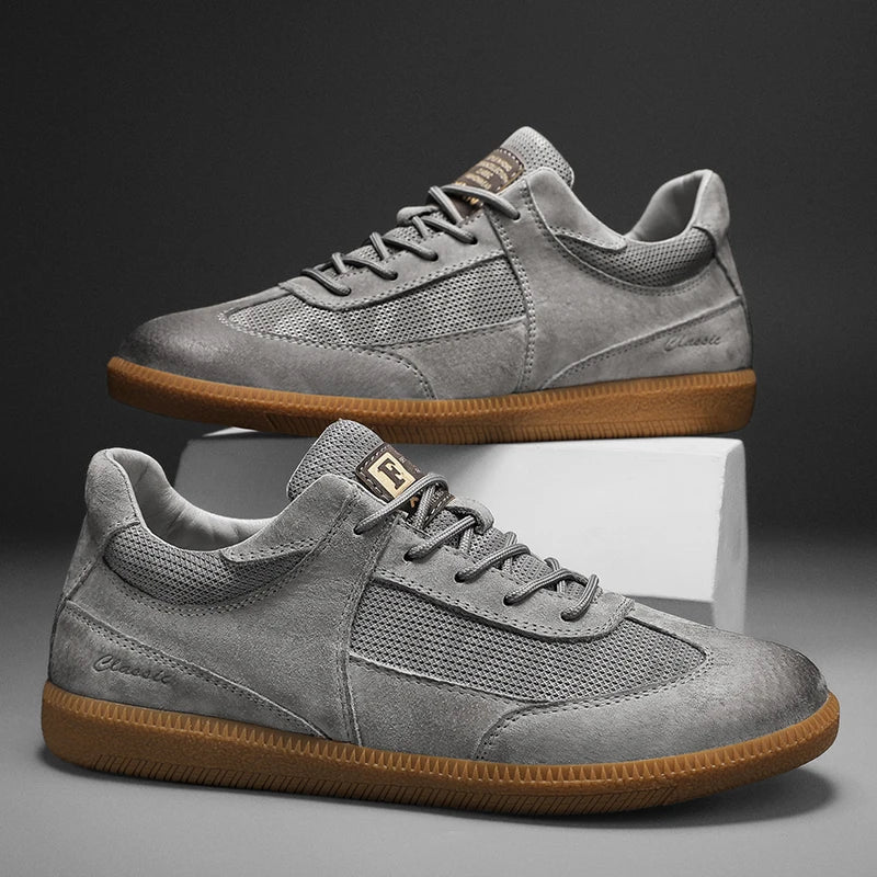 Lässige Leder-Sneakers