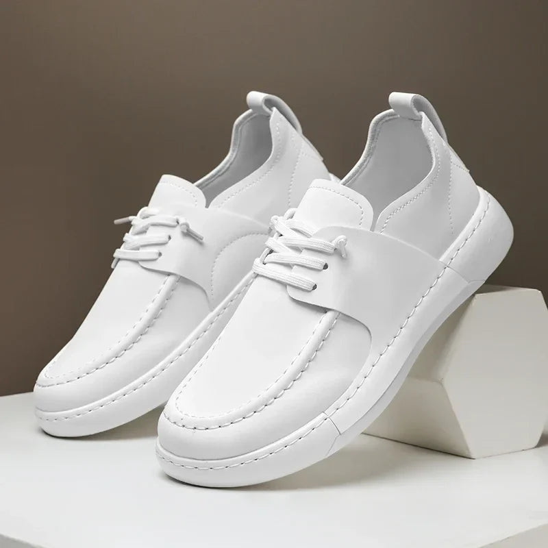 Klassische italienische Leder-Sneakers