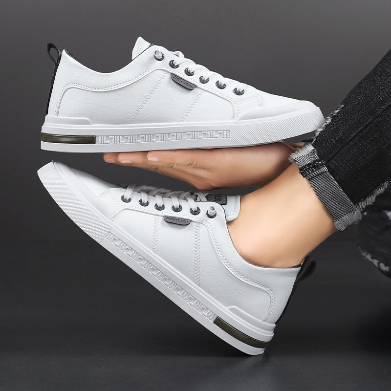 Elegante Leder-Sneaker