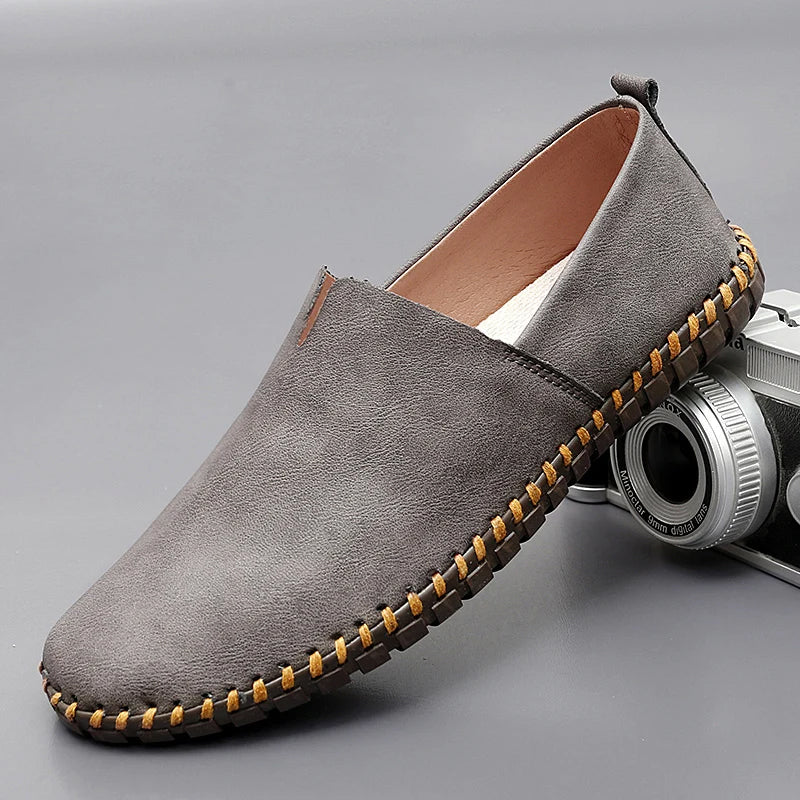 Santorini Leder-Slipper