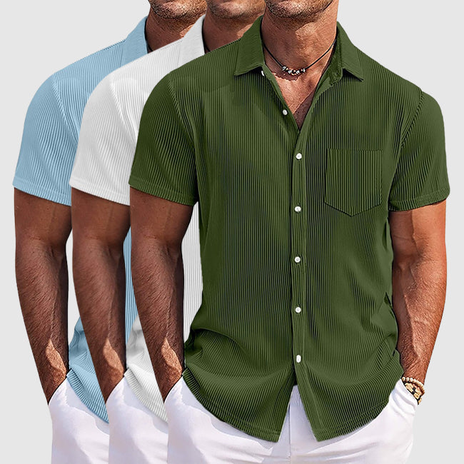 Elegantes gestreiftes Sommerhemd