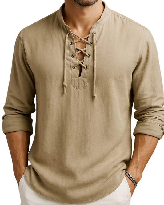 Elegantes Strandhemd